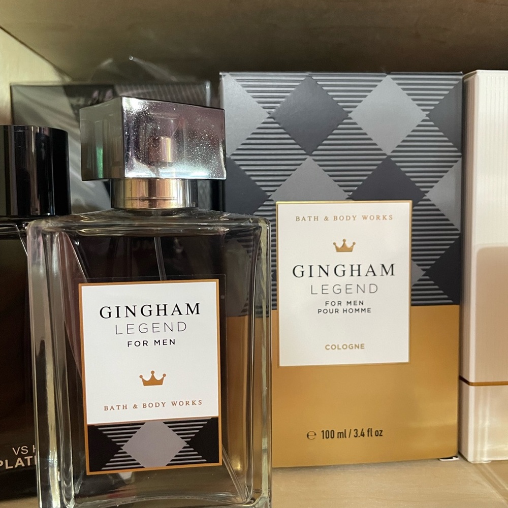 Bath & Body Works Gingham Legend Cologne - Gold and Black